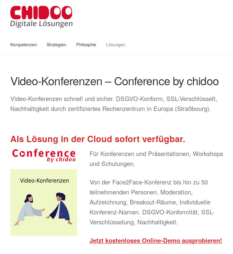 Screenshot: Conference by Chidoo